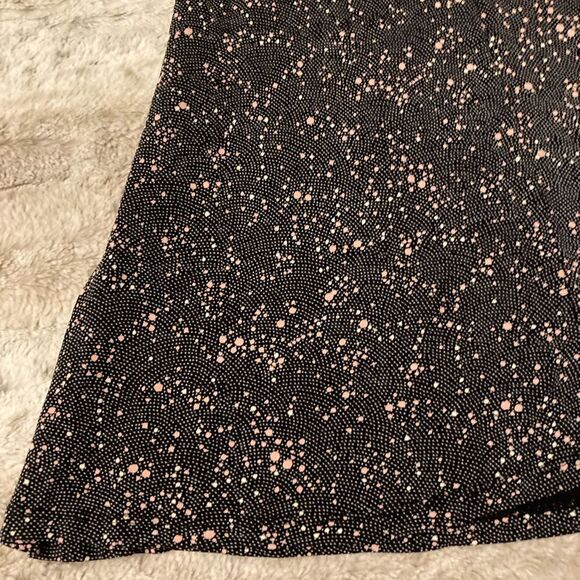 : : VINTAGE FREE PEOPLE Low Cut Polka Dot Cap Sleeve / Sleeveless Dress : : - Picture 13 of 16